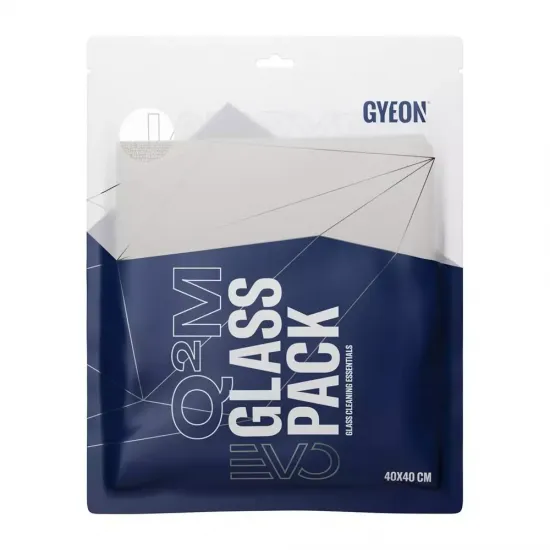 GYEON Q²M GlassPack EVO Cam Yüzey Temizlik Ve Silme Mikrofiber Bezi Seti 2’Lü Paket - 40x40 Cm